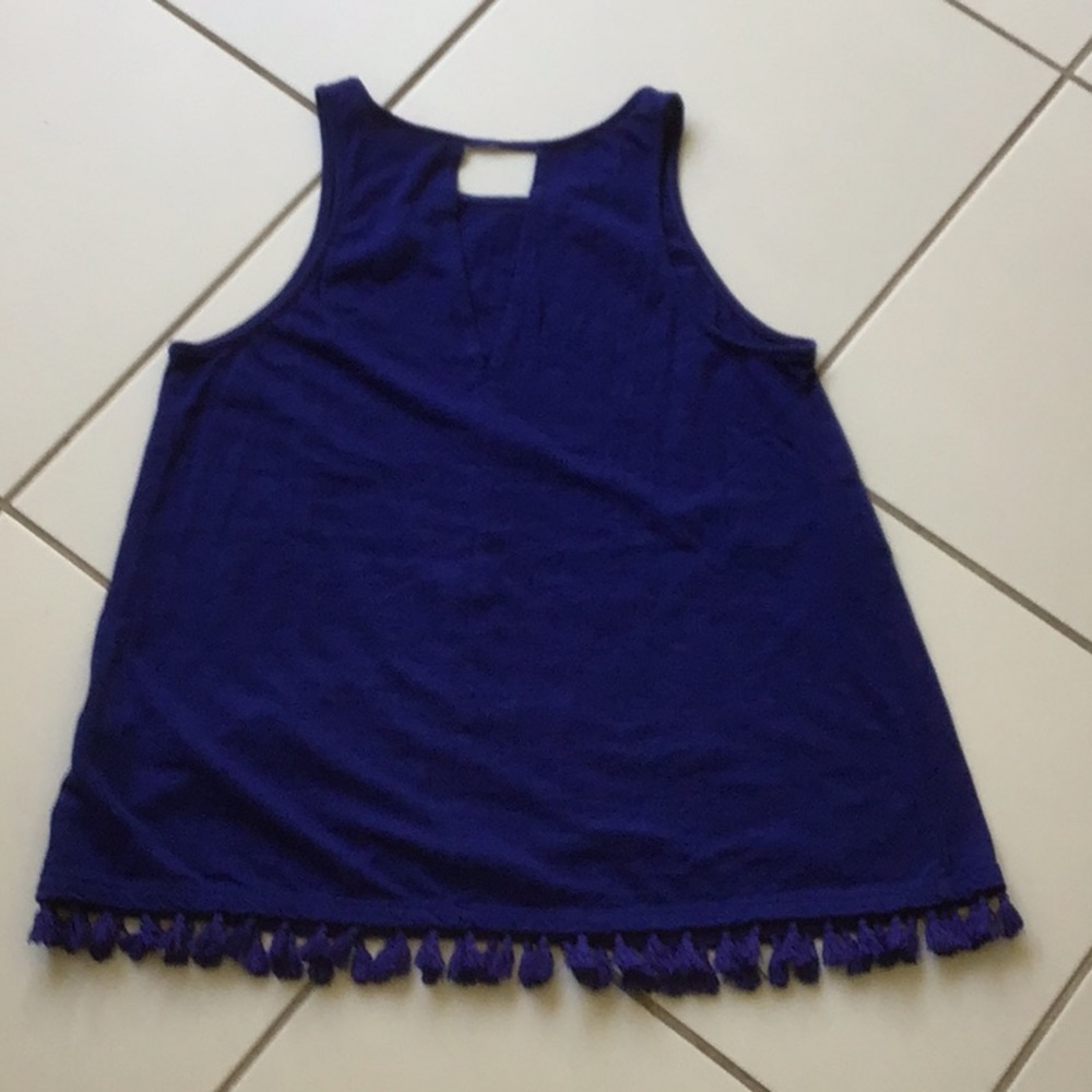 Lilly Pulitzer tank with tassels - Picture 4 of 5